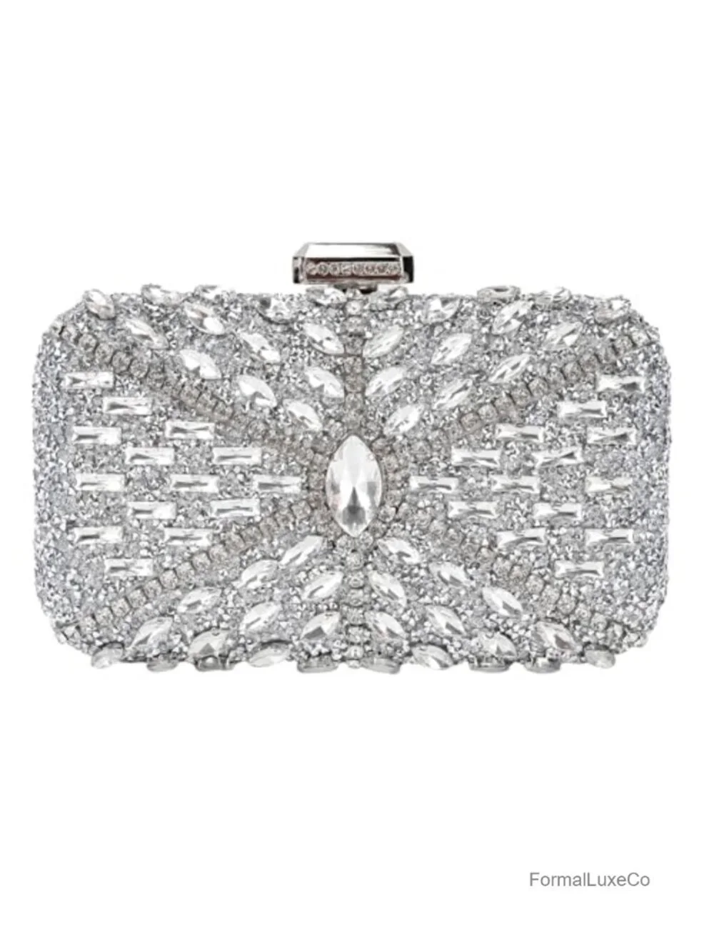 Sparkly Rhinestone Crystal Clutch Purse Evening Handbag Shoulder Bag